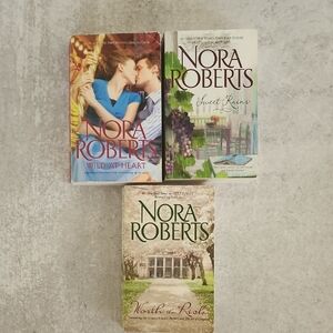 Nora Roberts Paperback Books Set Of 3